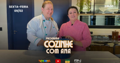 “COZINHE COM ANA” DESTA SEXTA, 09, RECEBE UMA CONVIDADA SUPER ESPECIAL